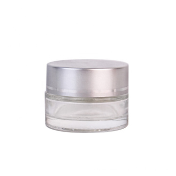 cosmetic packaging 10ml frosted round glass cosmetic mask cream jar with lid